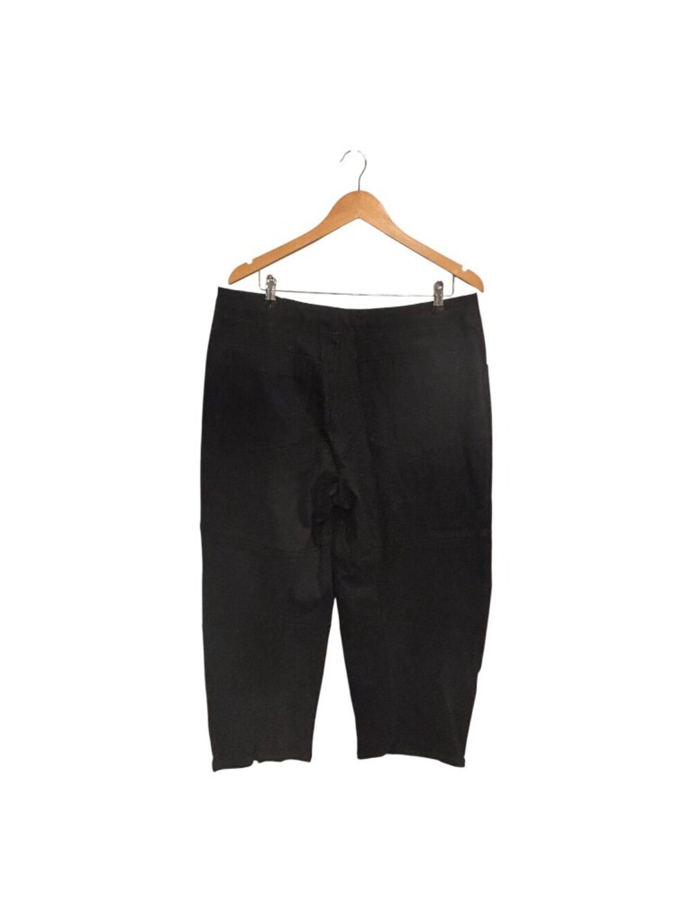 ROUCHA Penn Slim Denim Black Stretch Crop Pants Women’s Size L 97% Cotton - Picture 2 of 8